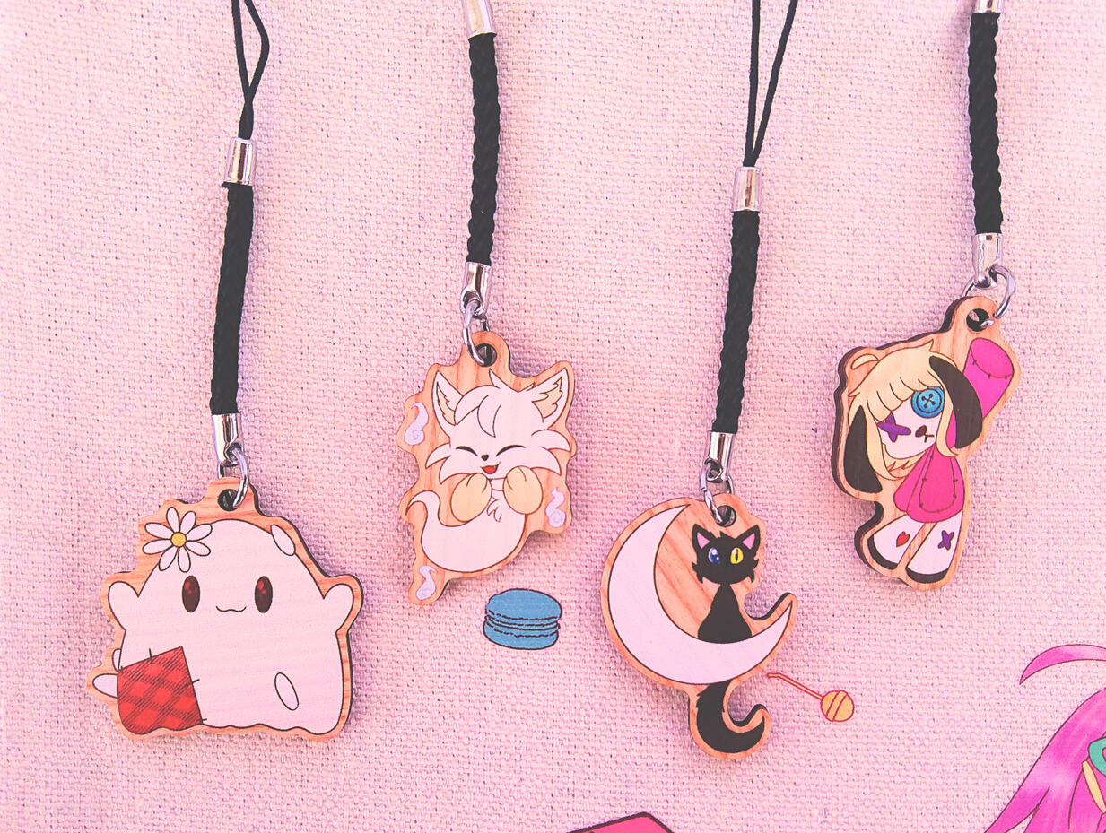 Ghost, Kittie ghost, Moon, Plush