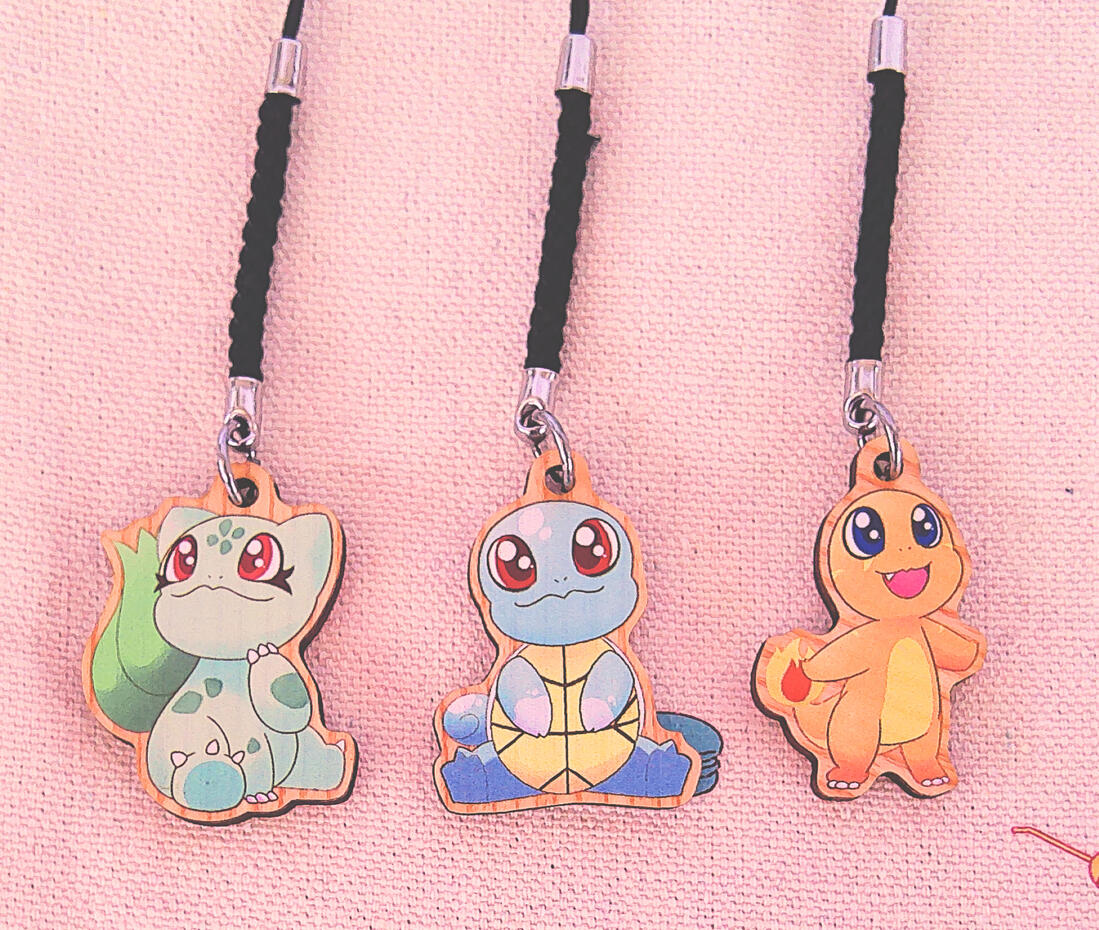 Bulbasaur, Squirtle, Charmander